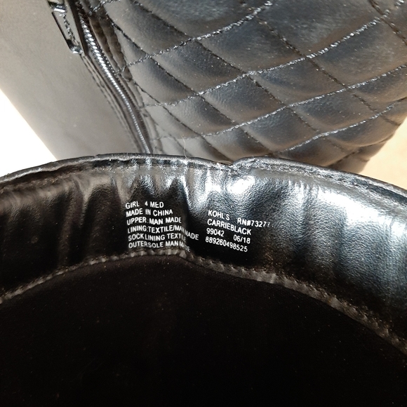 Girls Size 4 Boots - Picture 4 of 4